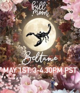 Beltane Flower Full Moon in Scorpio @ Zoom