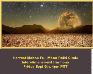 Mabon Harvest Full Moon Reiki Circle @ Zoom