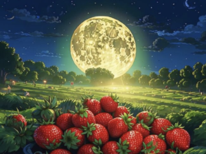 Strawberry Full Moon @ Zoom